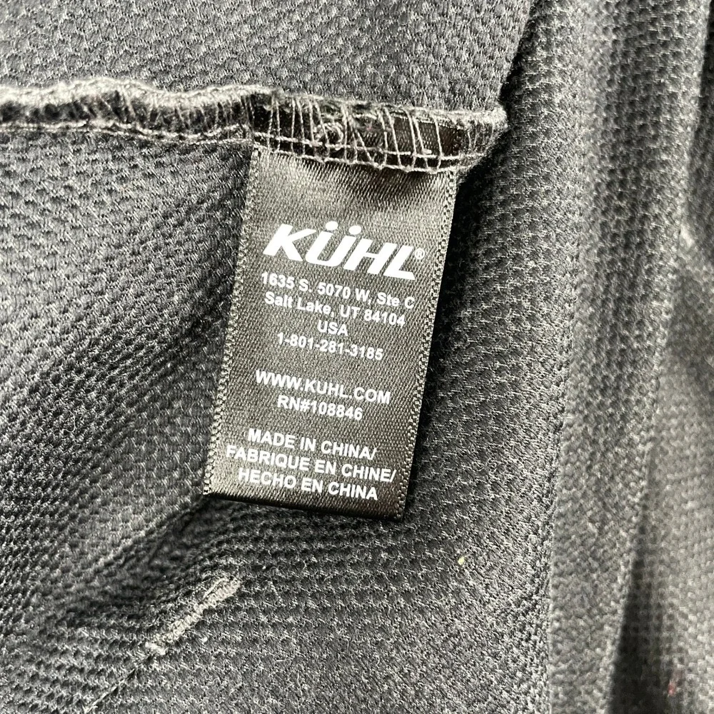 Kuhl‎ Sweater Womens 17S Gray Mock Neck Long Sleeve Thumbholes Pullover Pocket